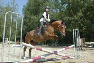  Joven jinete de salto 
